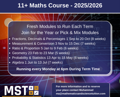 11 plus maths course